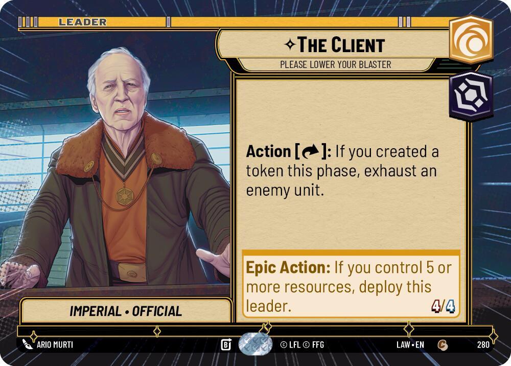 The Client - Please Lower Your Blaster (Hyperspace) - A Lawless Time (LAW)