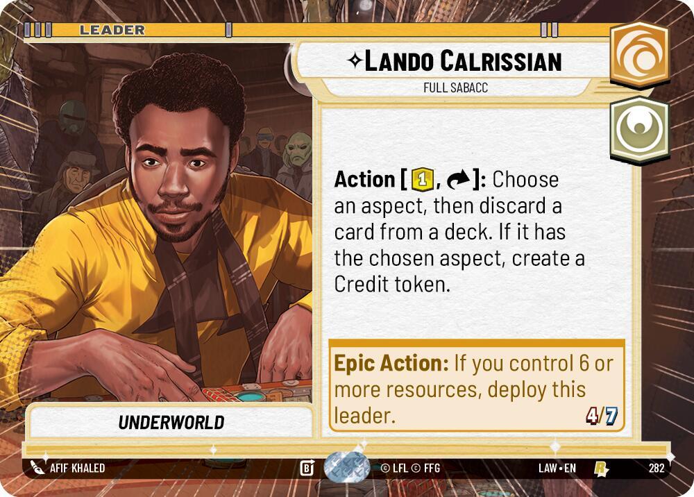 Lando Calrissian - Full Sabacc (Hyperspace) - A Lawless Time (LAW)