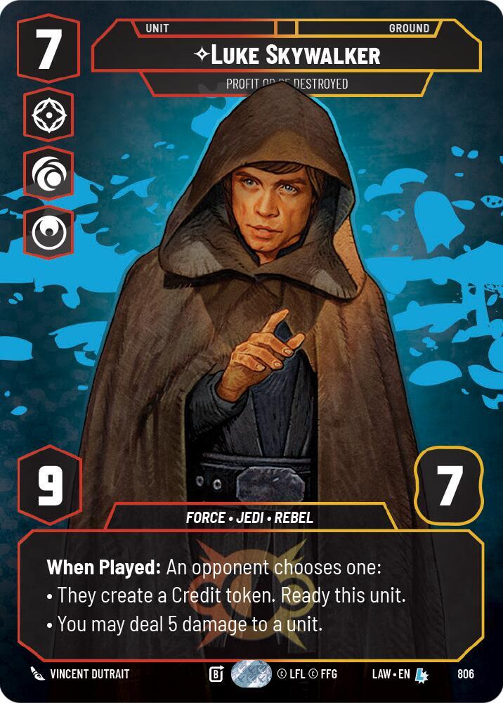 Luke Skywalker - Profit or Be Destroyed [LAW] (Prestige) 806