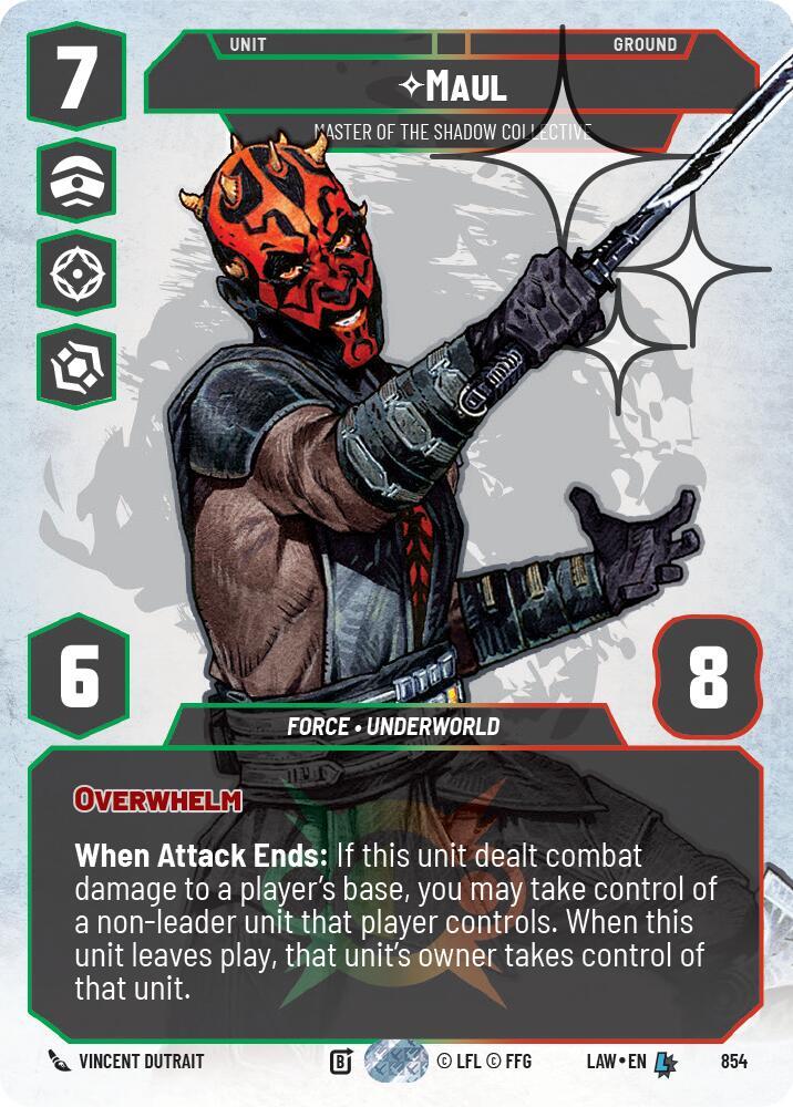 Maul - Master of the Shadow Collective [LAW] (Prestige Foil) 854