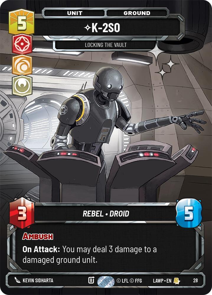 K-2S0 - Locking the Vault (Foil) [LAW-WPP] 28