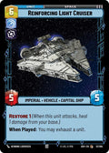 Reinforcing Light Cruiser - Ashes of the Empire (ASH)