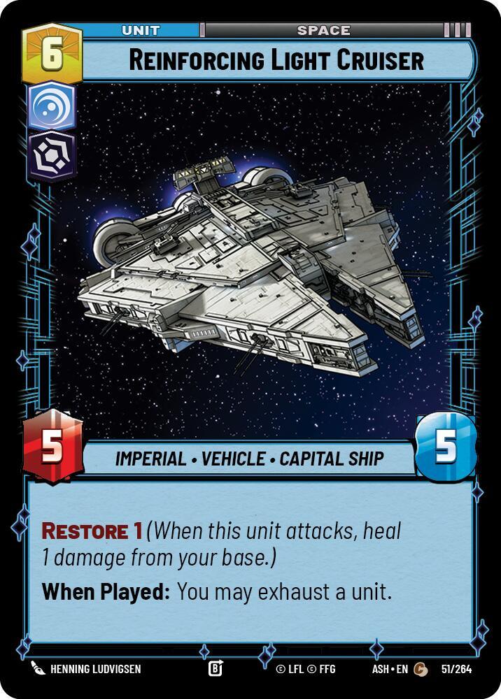 Reinforcing Light Cruiser - Ashes of the Empire (ASH)