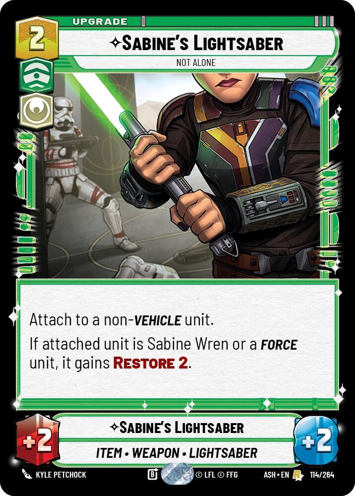 Sabine's Lightsaber - Not Alone [ASH] 114