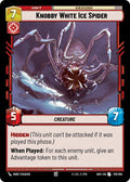 Knobby White Ice Spider [ASH] 178