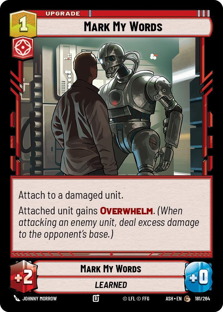 Mark My Words [ASH] 181
