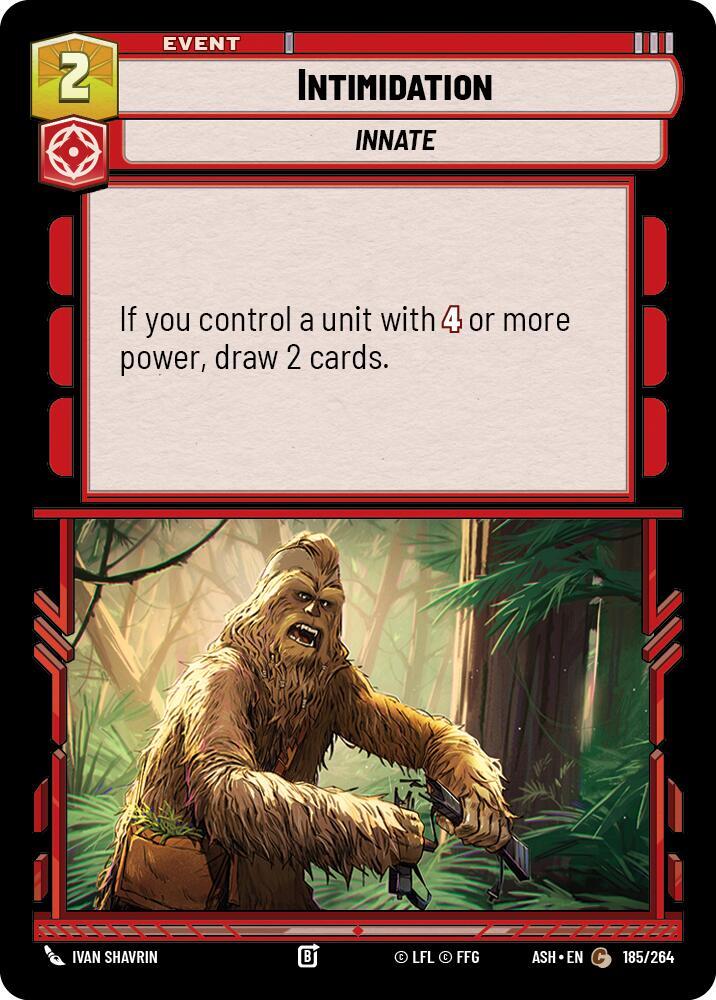 Intimidation - Ashes of the Empire (ASH)