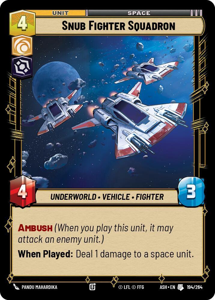 Snub Fighter Squadron - Ashes of the Empire (ASH)