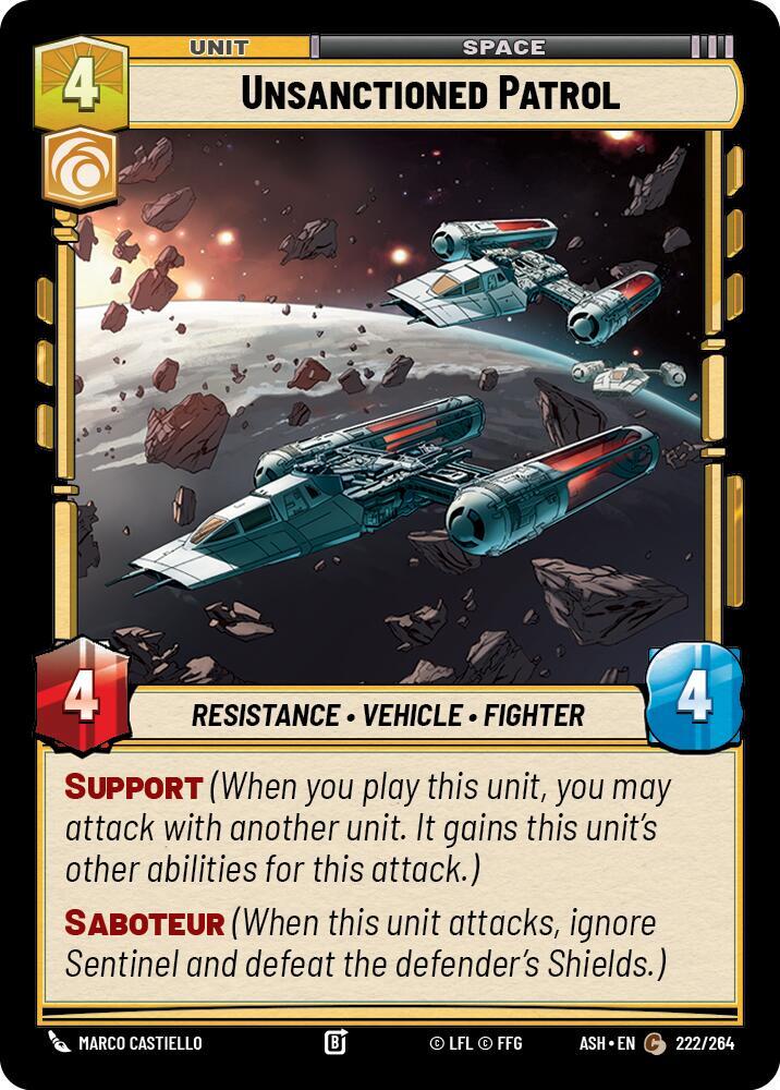 Unsanctioned Patrol [ASH] 222