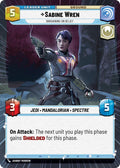 Sabine Wren - Bargaining on Belief (Hyperspace) - Ashes of the Empire (ASH)