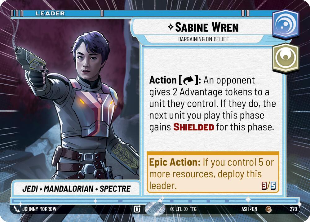 Sabine Wren - Bargaining on Belief (Hyperspace) - Ashes of the Empire (ASH)