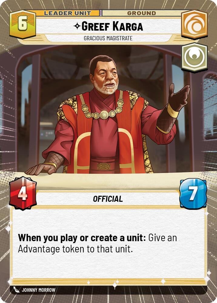 Greef Karga - Gracious Magistrate (Hyperspace) - Ashes of the Empire (ASH)