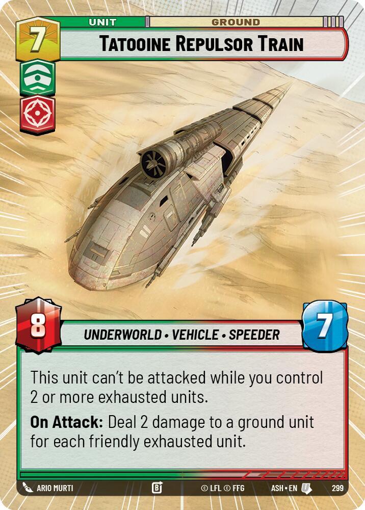 Tatooine Repulsor Train (Hyperspace) - Ashes of the Empire (ASH)