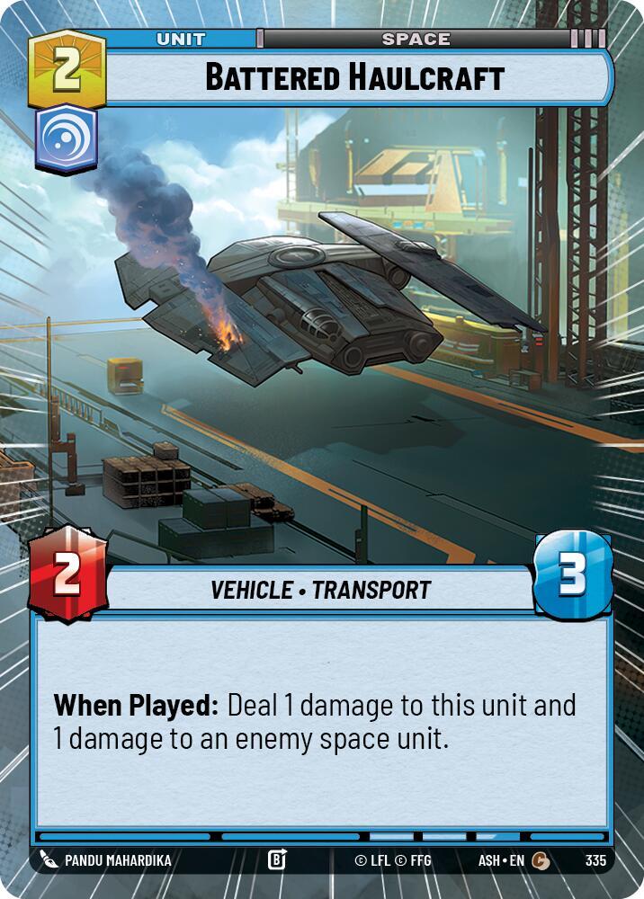 Battered Haulcraft (Hyperspace) - Ashes of the Empire (ASH)