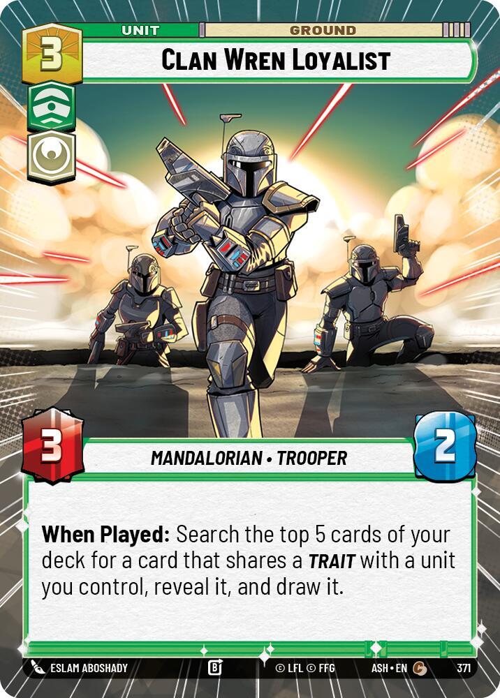 Clan Wren Loyalist (Hyperspace) - Ashes of the Empire (ASH)