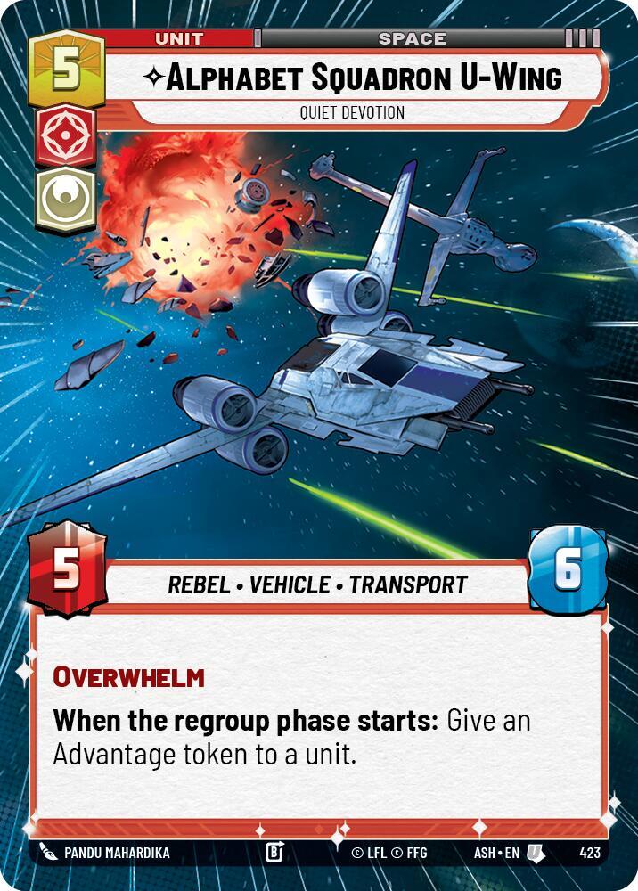 Alphabet Squadron U-Wing - Quiet Devotion (Hyperspace) - Ashes of the Empire (ASH)