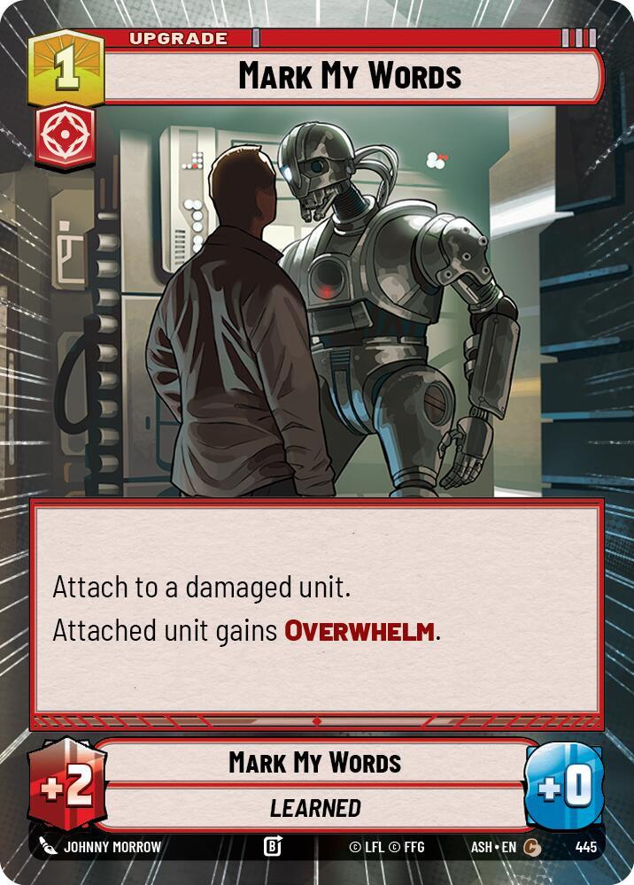 Mark My Words (Hyperspace) - Ashes of the Empire (ASH)