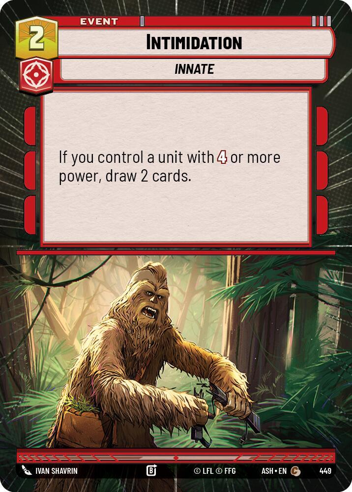 Intimidation (Hyperspace) - Ashes of the Empire (ASH)