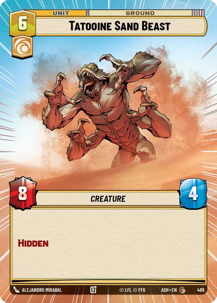 Tatooine Sand Beast (Hyperspace) - Ashes of the Empire (ASH)