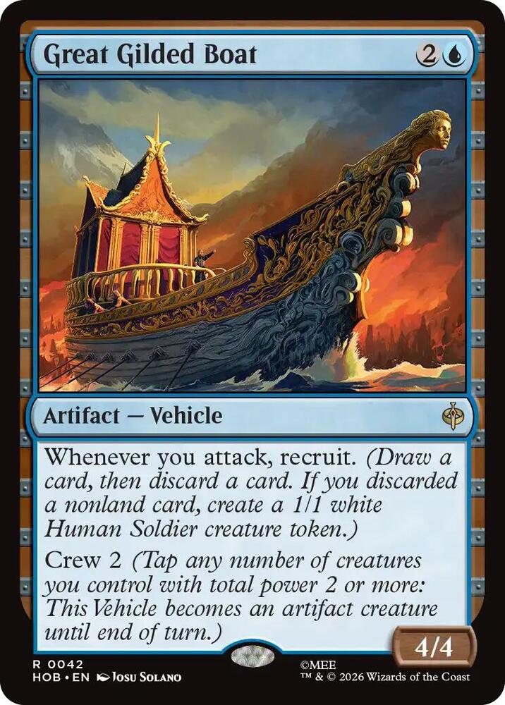 Great Gilded Boat [HOB] 42