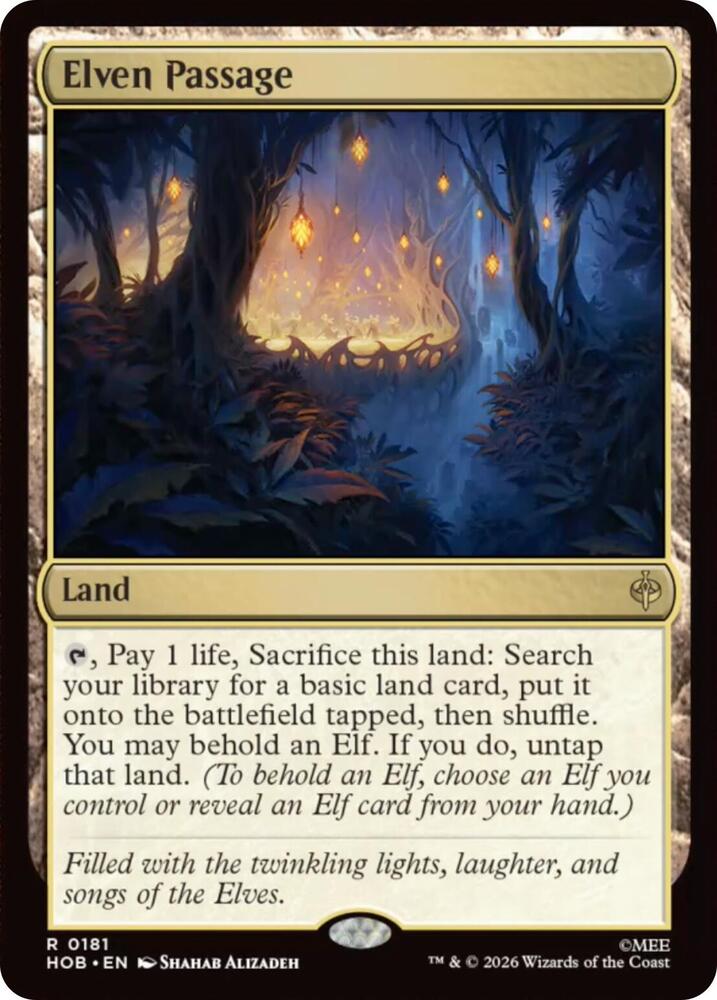 Elven Passage [HOB] 181 (foil)