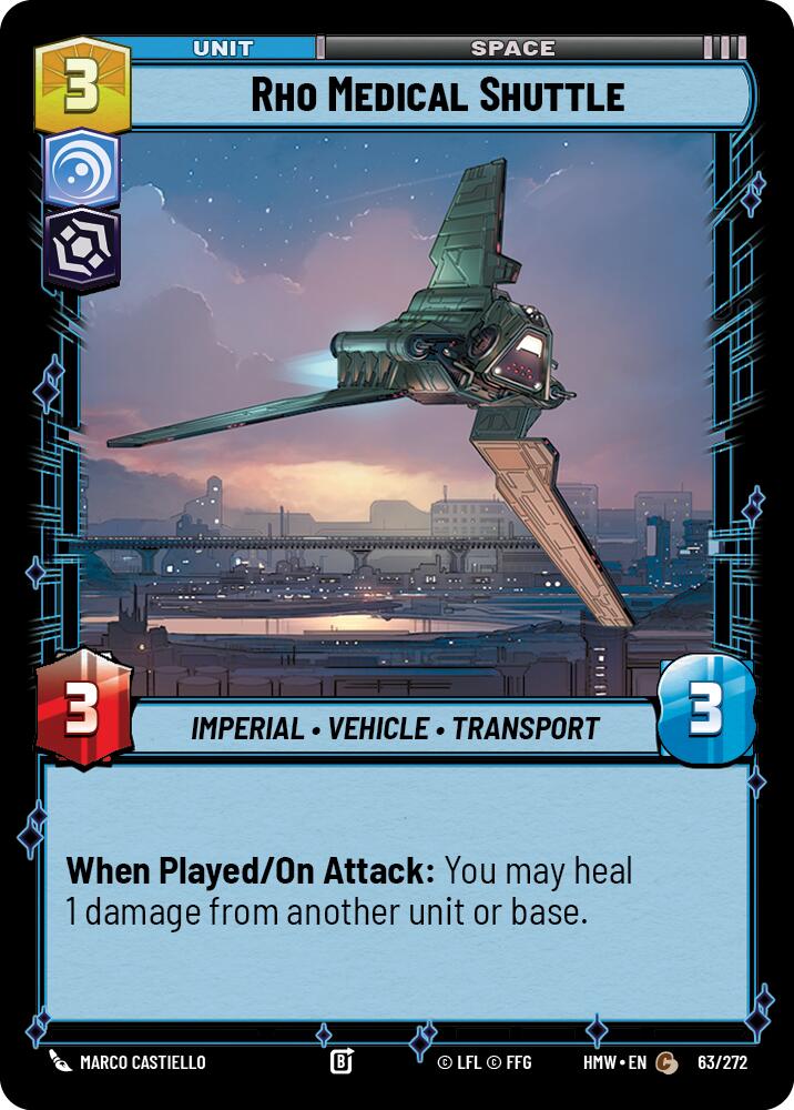Rho Medical Shuttle - Homeworlds (HMW)