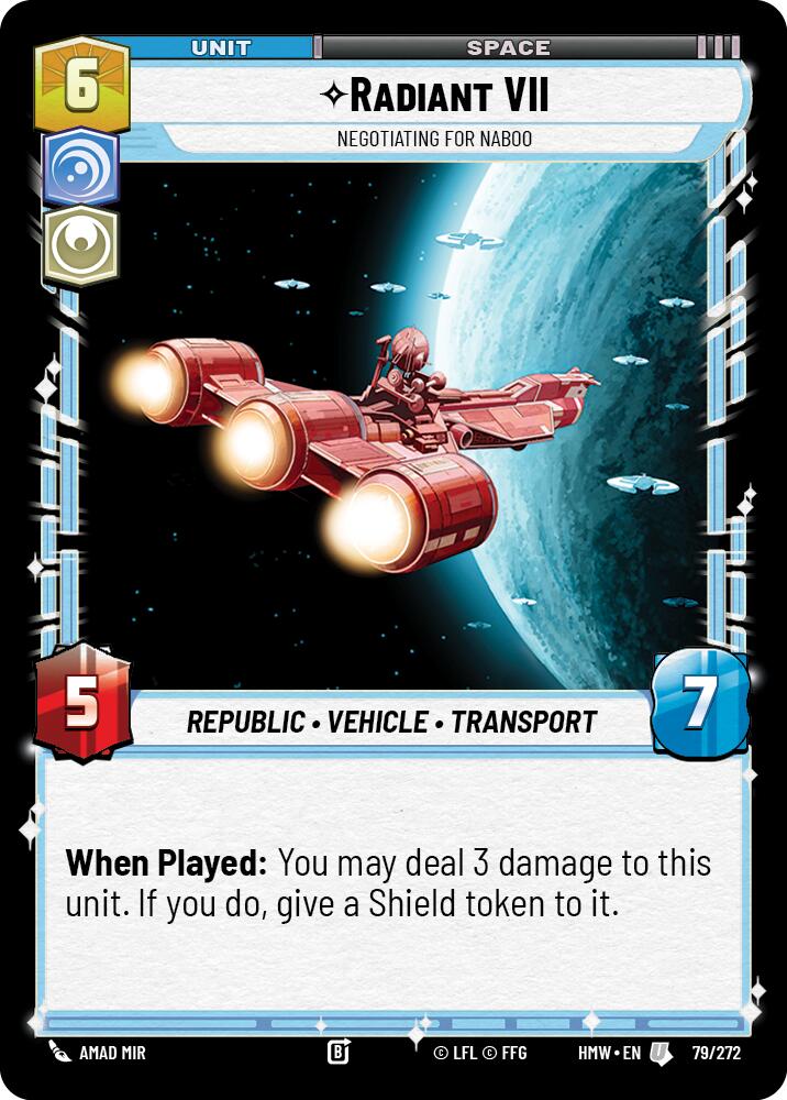Radiant VII - Negotiating for Naboo - Homeworlds (HMW)