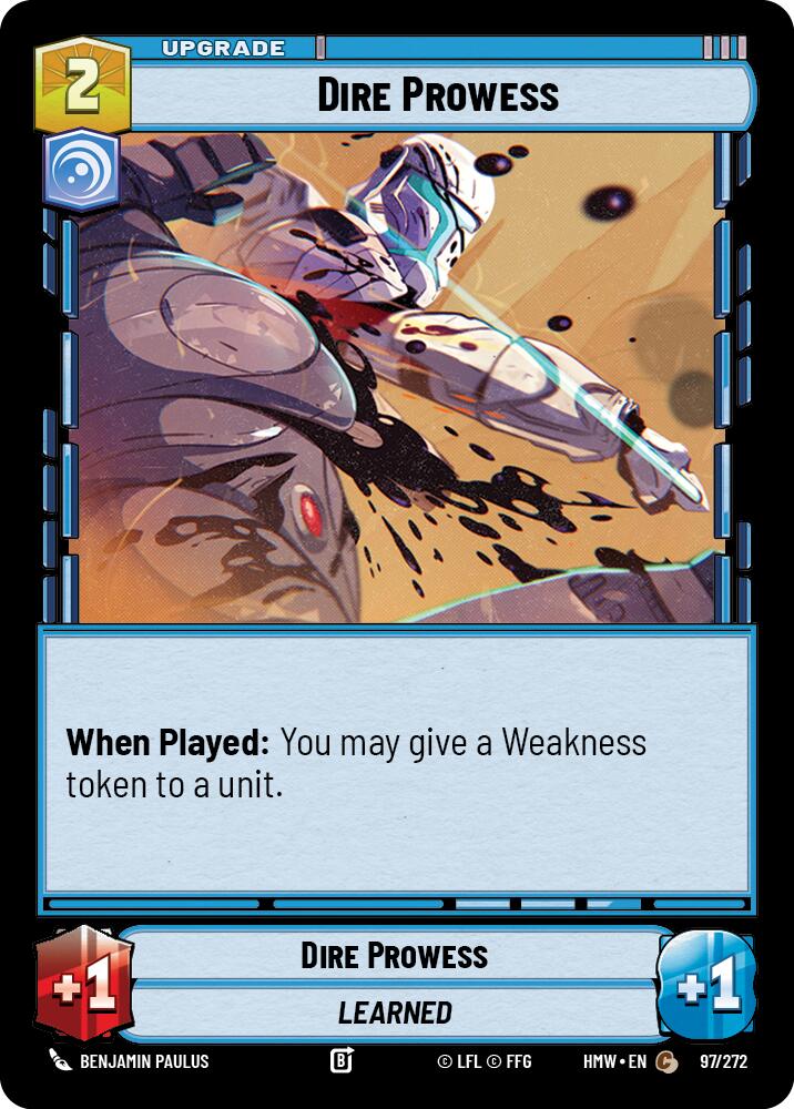 Dire Prowess - Homeworlds (HMW)