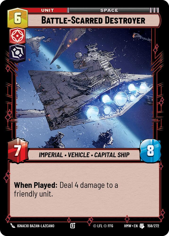 Battle-Scarred Destroyer - Homeworlds (HMW)