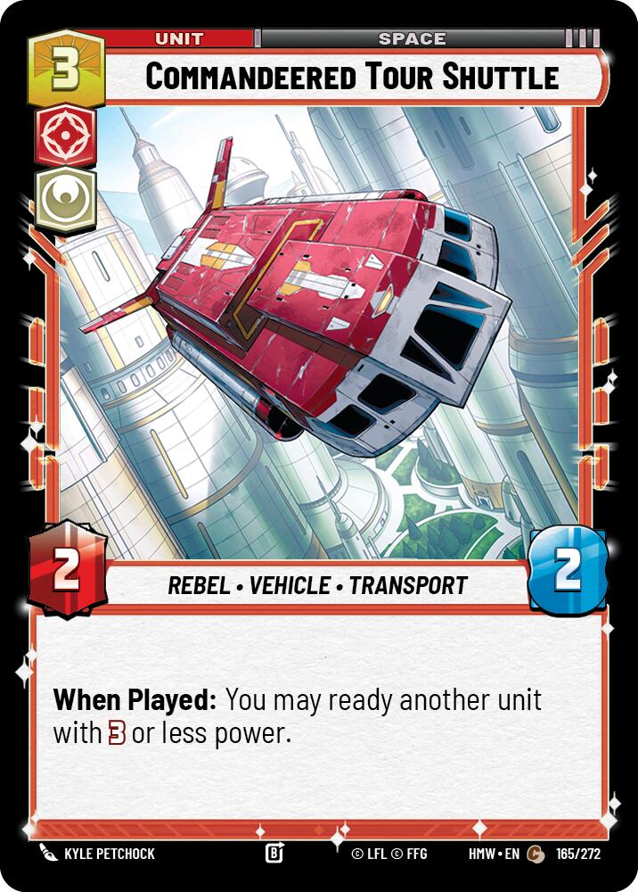 Commandeered Tour Shuttle - Homeworlds (HMW)