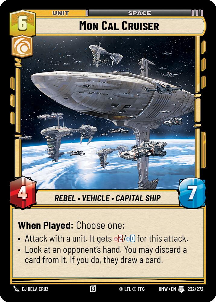 Mon Cal Cruiser - Homeworlds (HMW)
