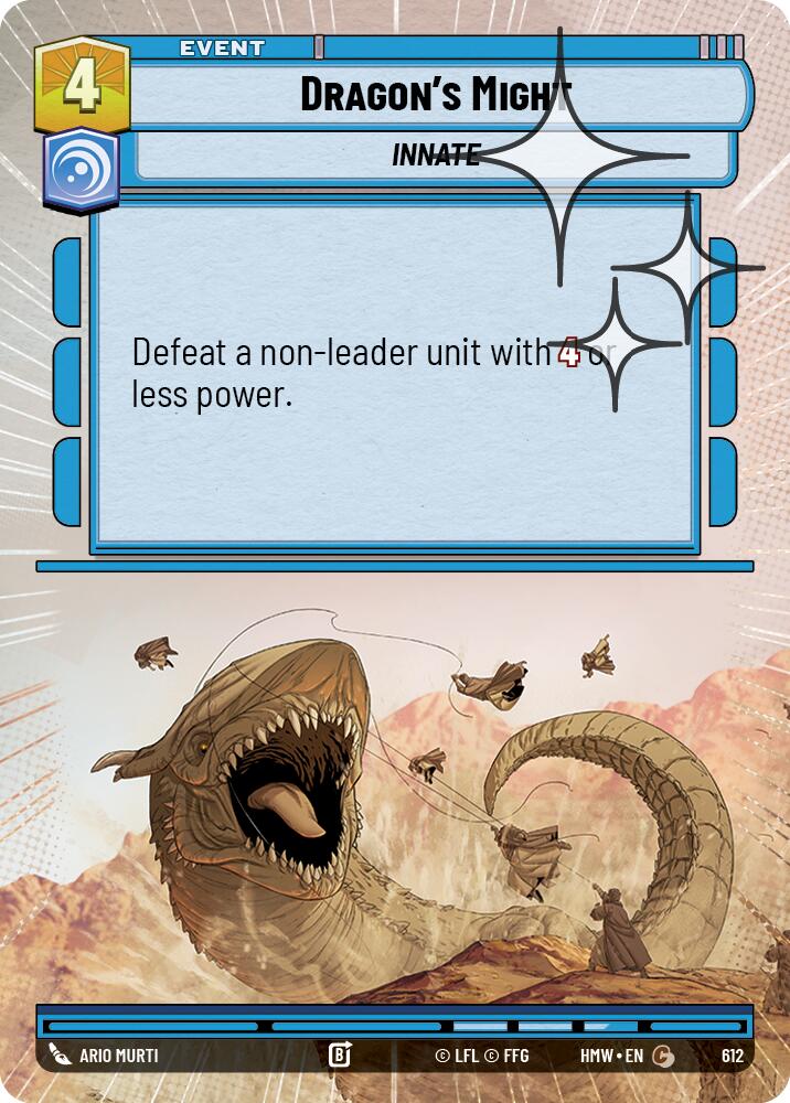Dragon's Might (Hyperspace Foil) - Homeworlds (HMW)