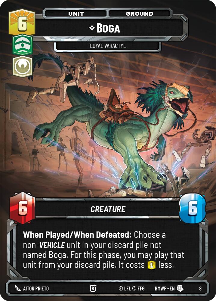 Boga - Loyal Varactyl - Homeworlds: Weekly Play Promos (HMWP)