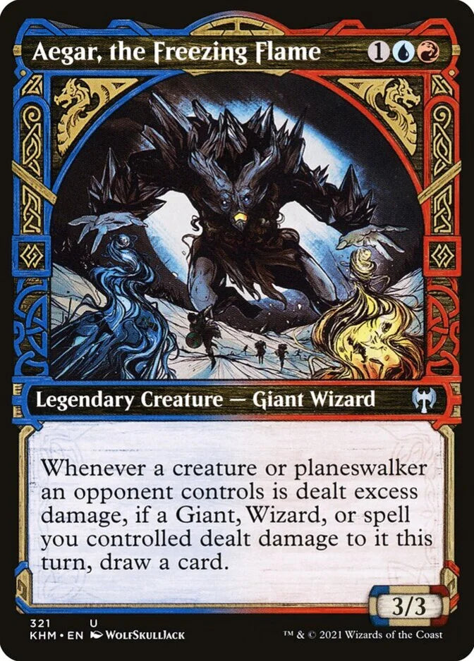 Aegar, the Freezing Flame (Showcase) [KHM] 321 (foil)