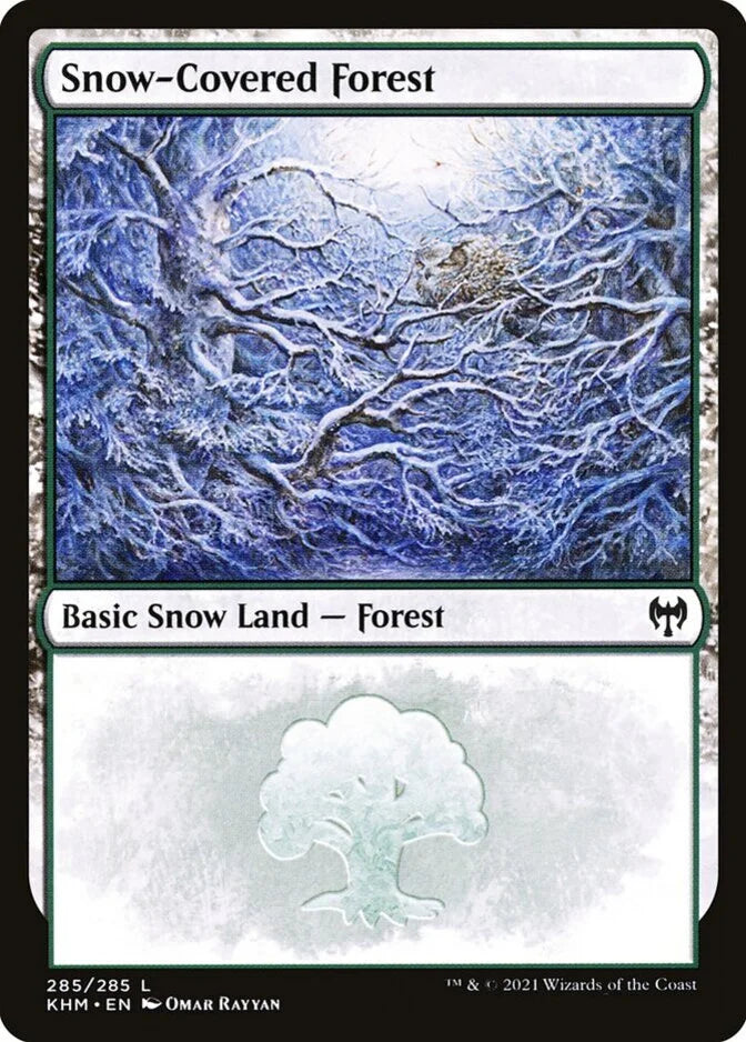 Snow-Covered Forest [KHM] 285 (foil)