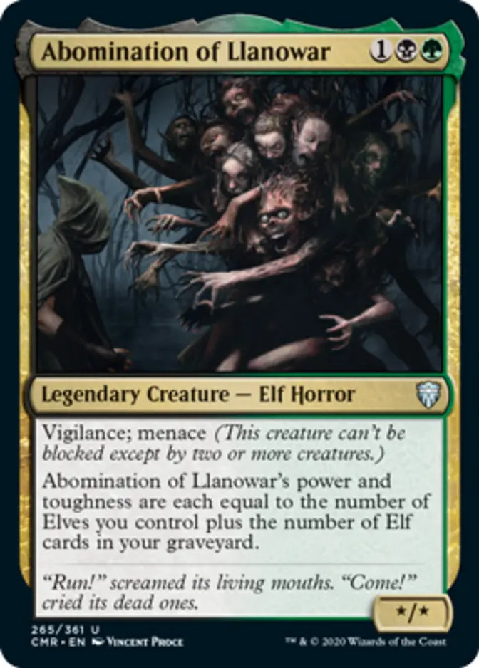 Abomination of Llanowar [CMR] 265 (foil)