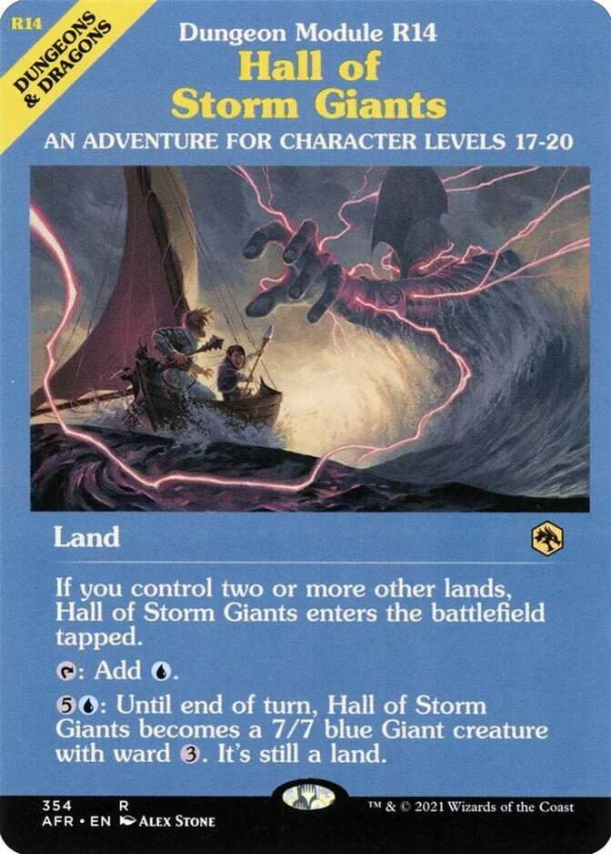 Hall of Storm Giants (Dungeon Module) [AFR] 354 (foil)