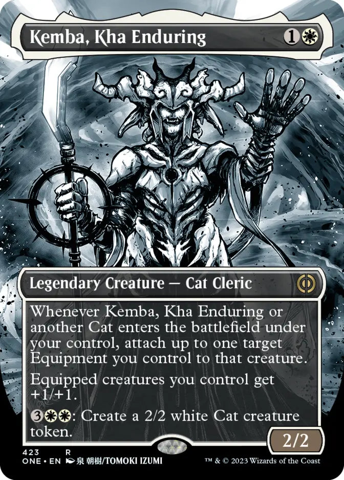 Kemba, Kha Enduring (Borderless) (Step-and-Compleat Foil) [ONE] 423