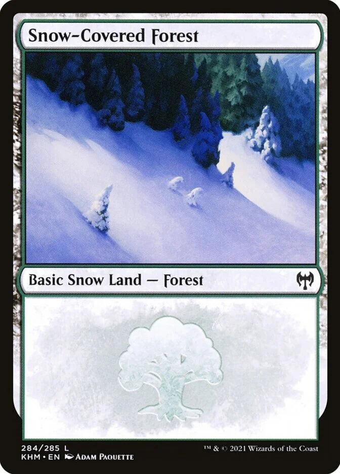Snow-Covered Forest [KHM] 284 (foil)