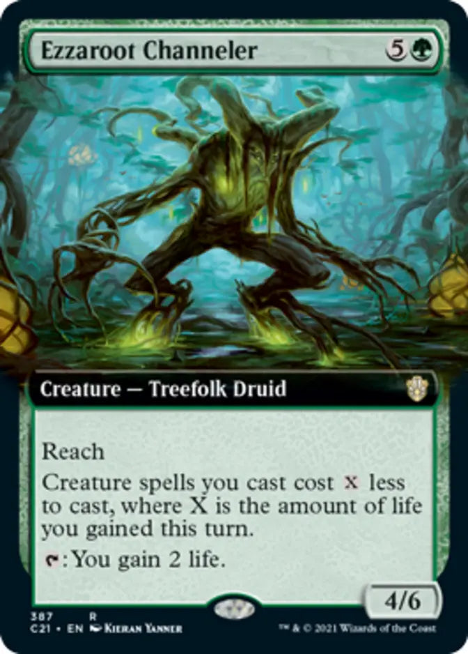 Ezzaroot Channeler (Extended Art) [C21] 387